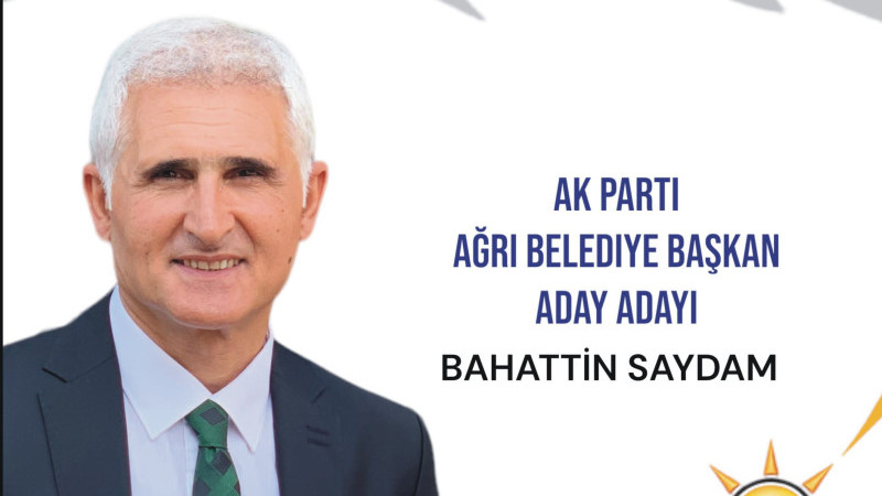Bahattin Saydam, Ağrı Belediye Başkanlığı için AK Parti'den başvurusunu yaptı