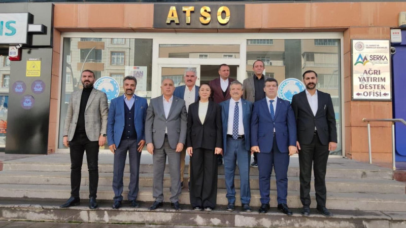 AK Parti Milletvekili Kilerci'den ATSO'ya ziyaret