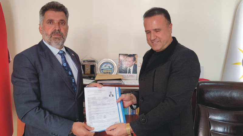 Nimet Kaya, AK Parti Taşlıçay Belediyesi Başkan aday adaylığı için başvuruda bulundu