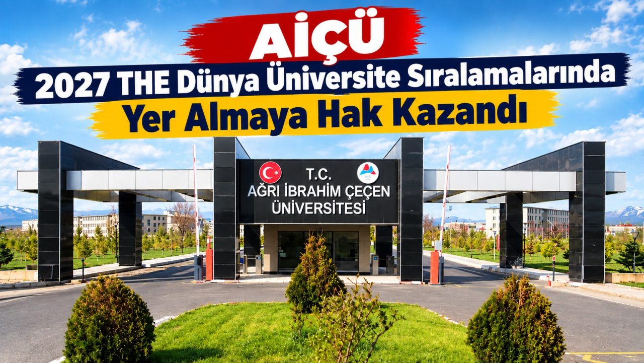 AİÇÜ, 2027 THE Dünya Üniversite Sıralamalarında Yer Almaya Hak Kazandı