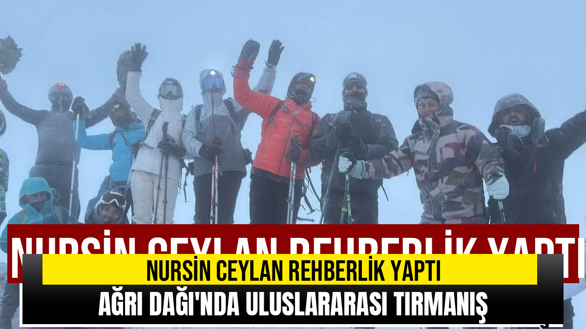 Doğubayazıt'ta Nursin Ceylan ile Zirve Tırmanışı