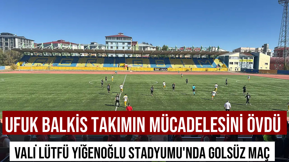 Ağrı 1970 Spor ve Diyarbakırspor Berabere Kaldı
