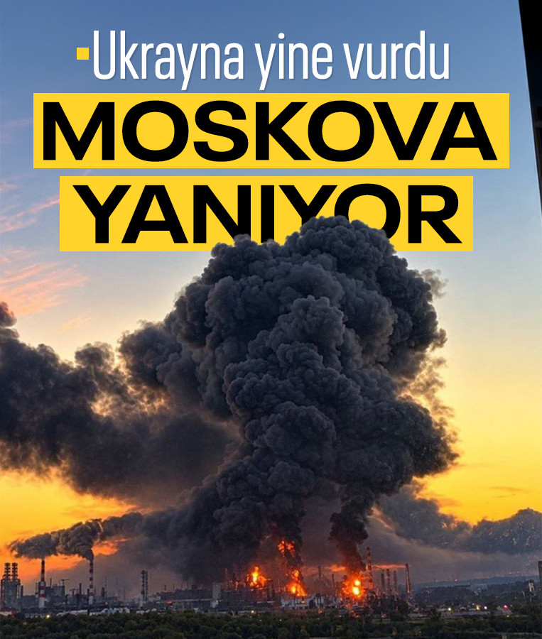 Son Dakika: Rusya: Ukrayna’nın İHA saldırısında Moskova Petrol Rafinerisi hasar aldı