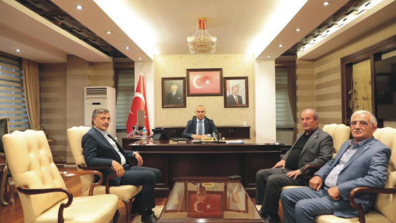 Cemal Can'dan Ağrı Valisi Mustafa Koç'a hayırlı Olsun Ziyareti