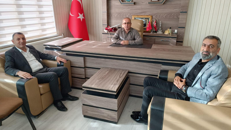 Av. Mehmet Salih Aydın, Ağrı Basın Birliğini ziyaret etti