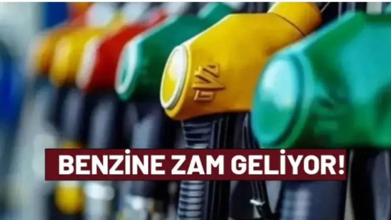 Benzine zam geliyor!