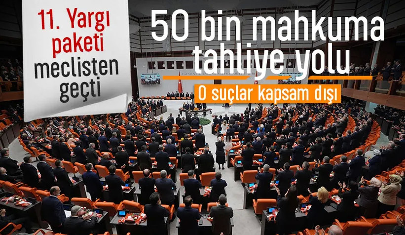 11. Yargı paketi Meclisten geçti; İşte yeni düzenlemeler