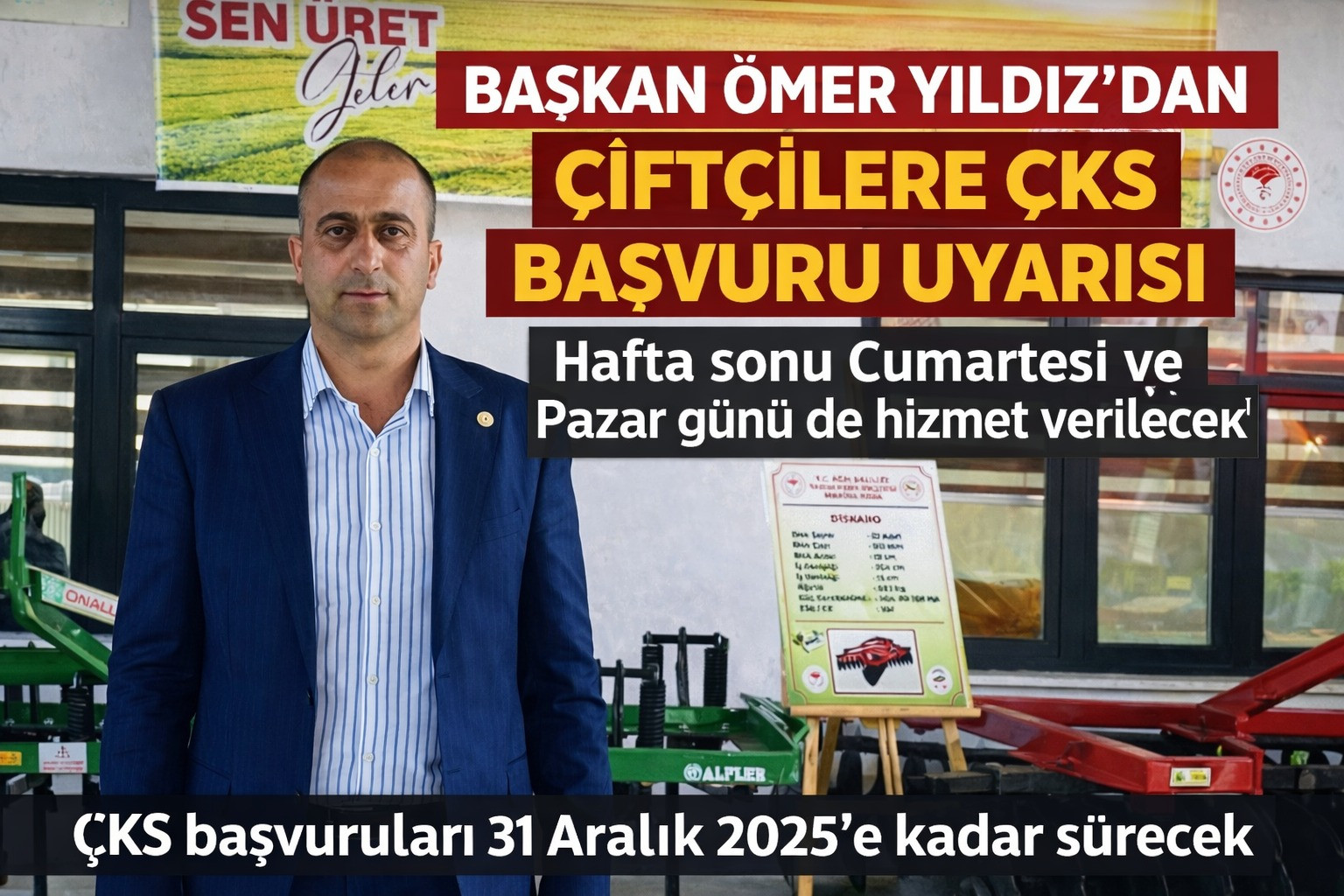 ÇKS Kayıtlarında Son Gün 31 Aralık