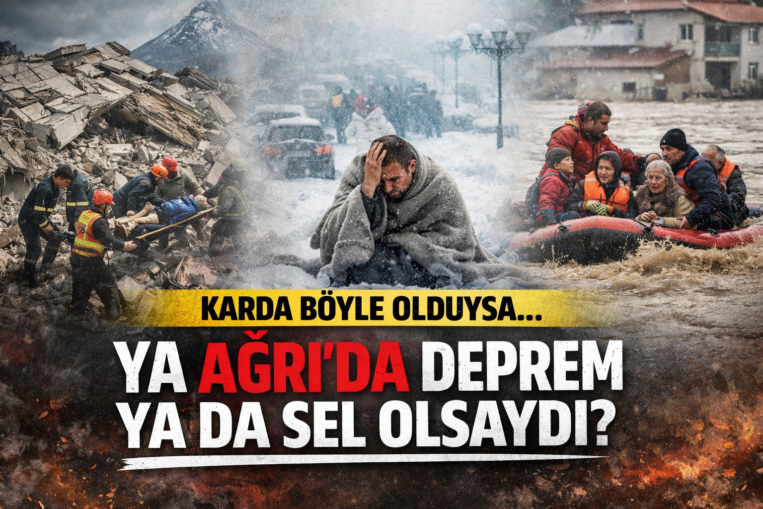 Bir Kar Yağışıyla Ortaya Çıkan Büyük Soru: Ya Ağrı’da Deprem Olsaydı?