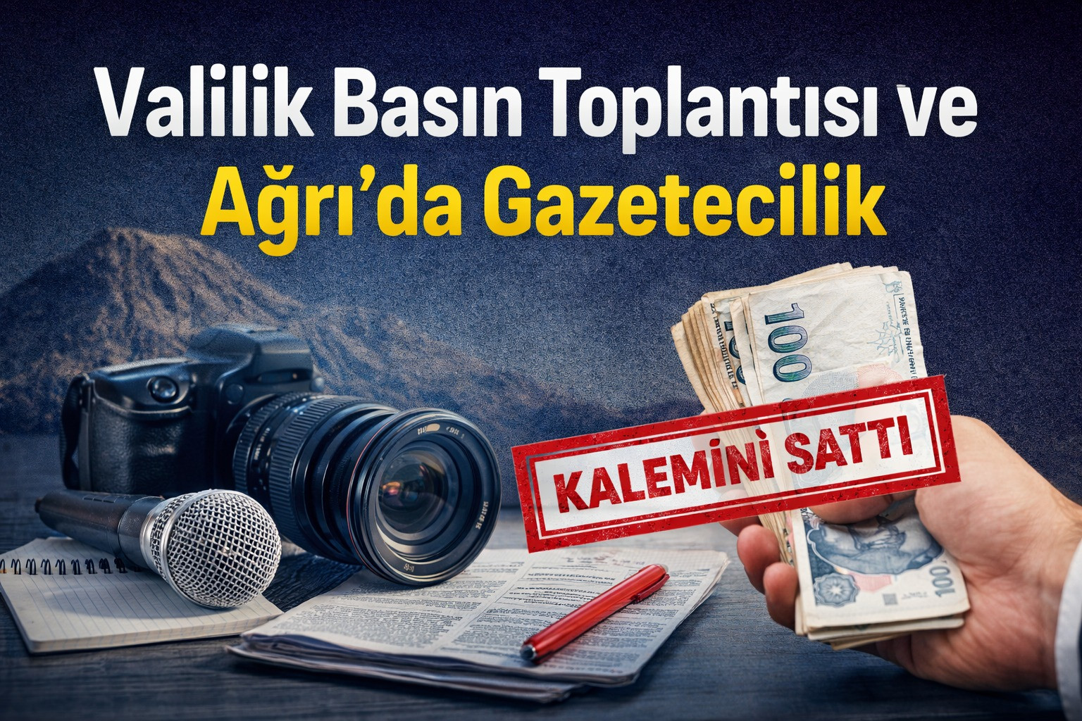 Valilik Basın Toplantısı, Gazetecilik ve Ağrı Gerçeği