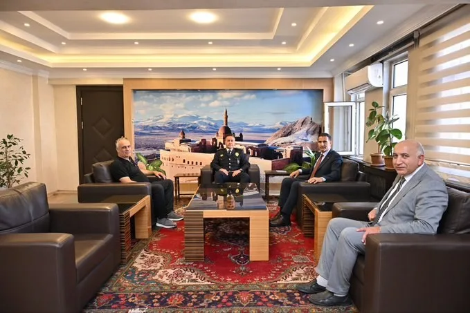 Ağrı Emniyet Müdürü Göksel Önder Kurum Yöneticileriyle Bir Araya Geldi