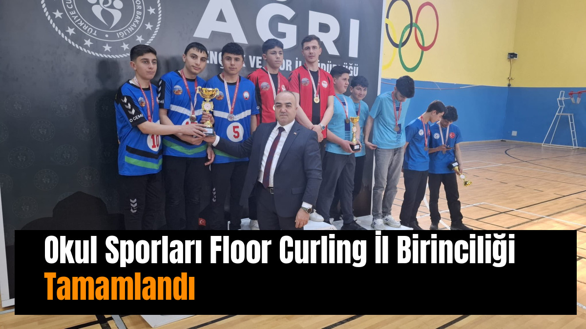 Okul Sporları Floor Curling İl Birinciliği Tamamlandı