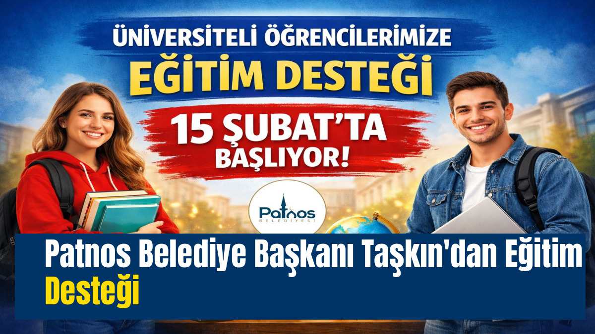 Patnos Belediye Başkanı Taşkın'dan Eğitim Desteği