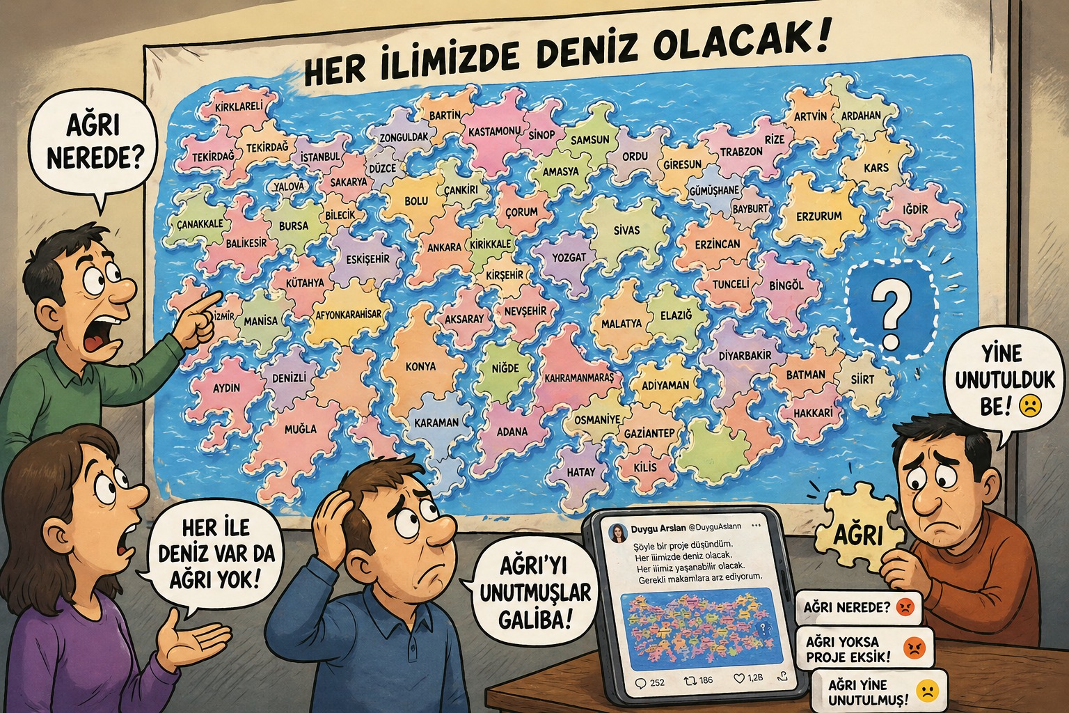“Her İle Deniz Var, Ağrı Yine Yok!”