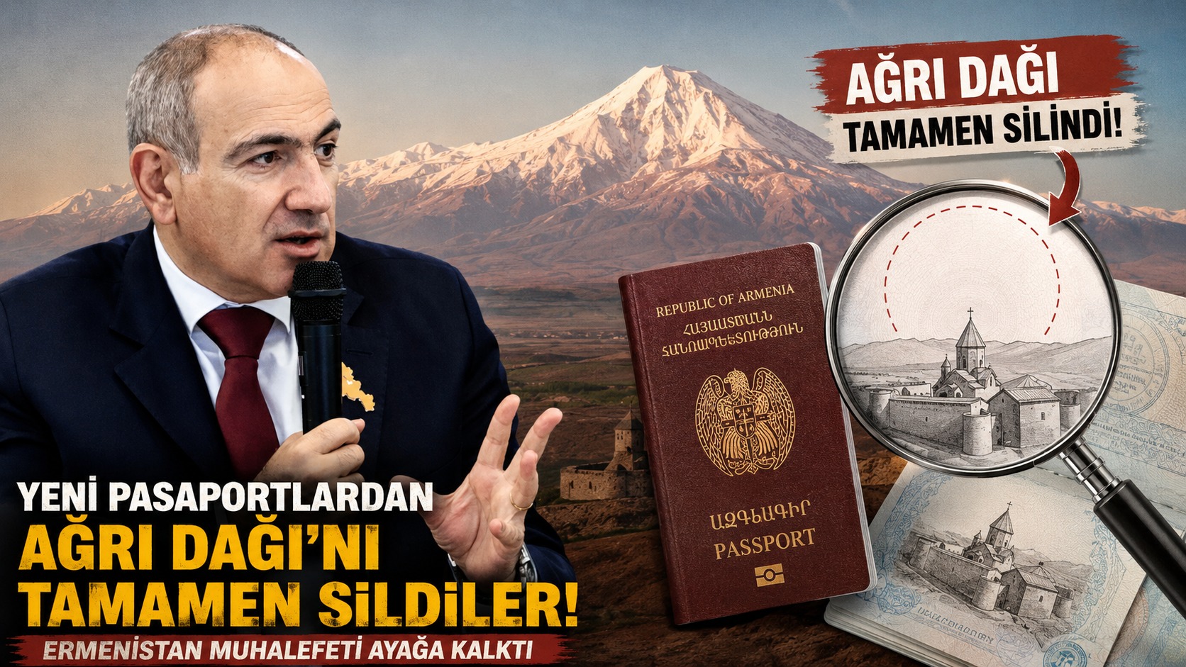 Yeni Pasaportlarda Ağrı Dağı Detayı Tartışma Yarattı