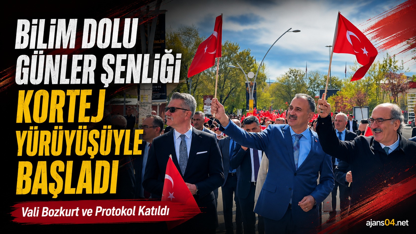 Bilim Dolu Günler Şenliği Kortej Yürüyüşüyle Başladı