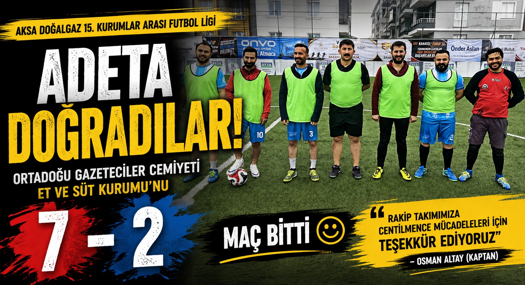Ortadoğu Gazeteciler Cemiyeti Et Ve Süt Kurumu’nu Adeta Doğradı