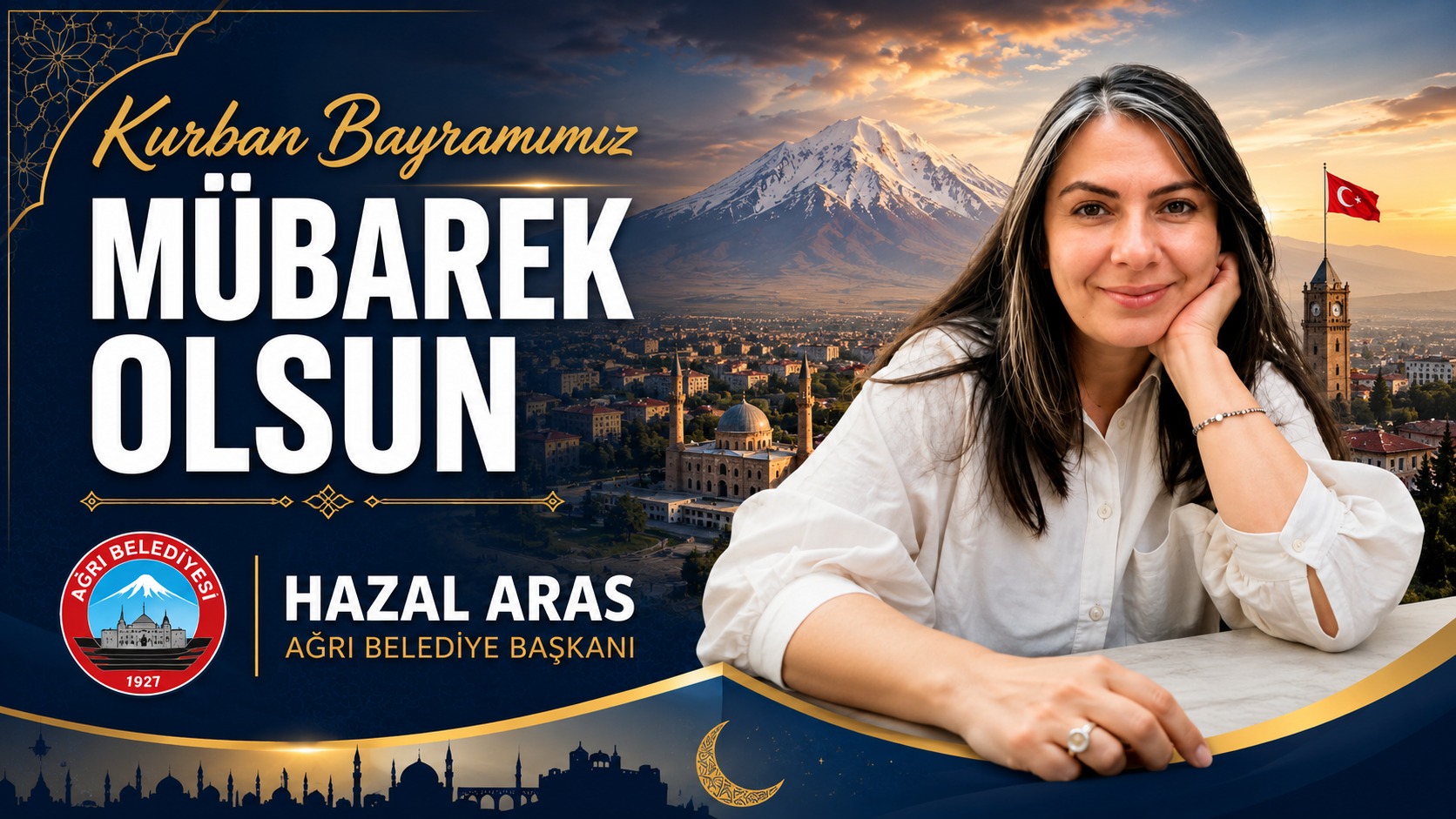 Ağrı Belediye Başkanı Hazal Aras’tan Kurban Bayramı Mesajı