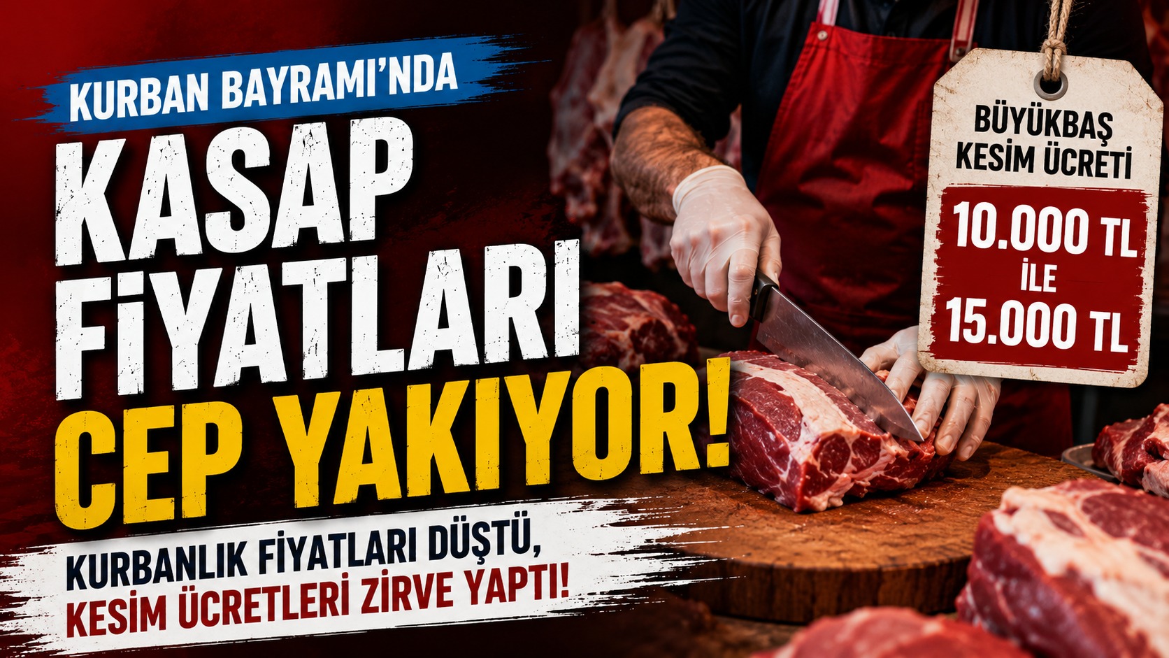 Kurban Kesiminde Kasap Fiyatları Cep Yakıyor