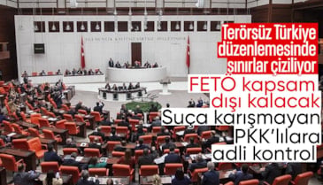 Terörsüz Türkiye düzenlemesinde sınırlar netleşiyor: Suça karışmamış PKK’lılara adli kontrol şartı