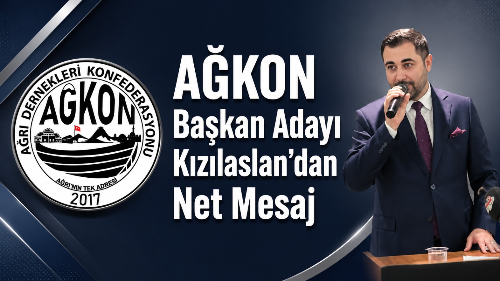 AĞKON Başkan Adayı Vefa Kızılaslan’dan Net Mesaj: “Kurumu Yeniden Ayağa Kaldıracağız”