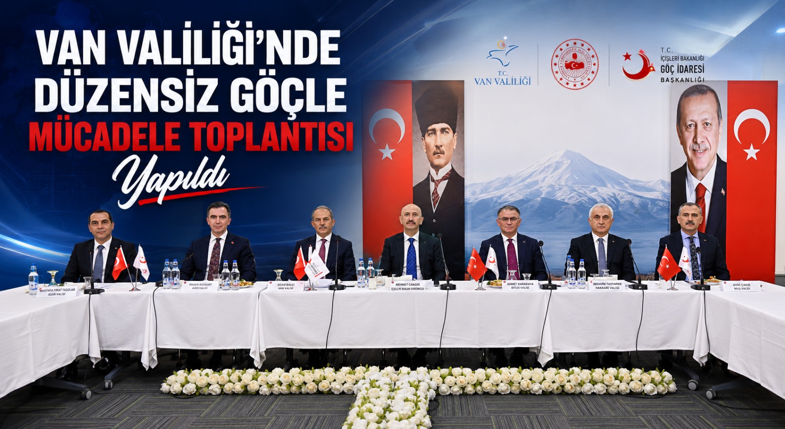 Van Valiliği’nde Düzensiz Göçle Mücadele Toplantısı Yapıldı