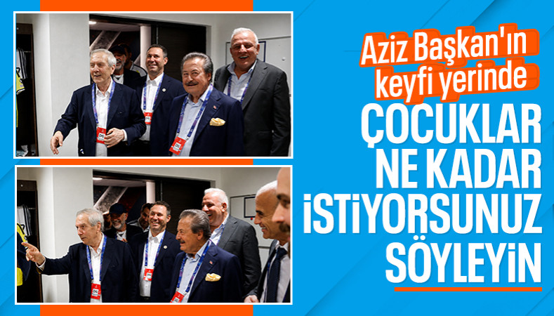 Futbolculara prim müjdesi! Aziz Yıldırım, soyunma odasına indi