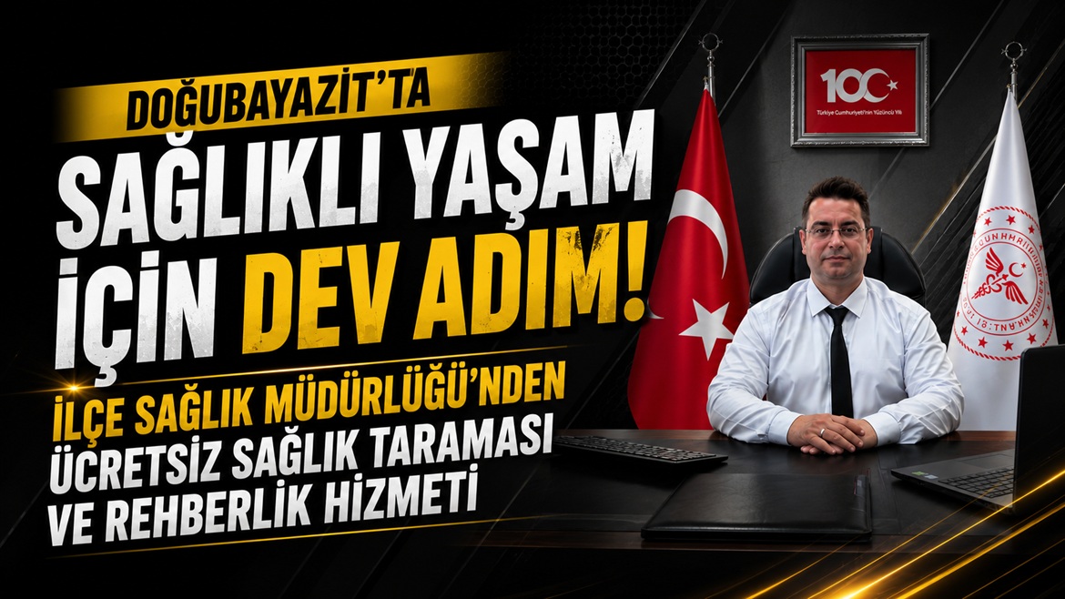 Doğubayazıt İlçe Sağlık Müdürlüğü’nden Sağlıklı Yaşam İçin Örnek Çalışma
