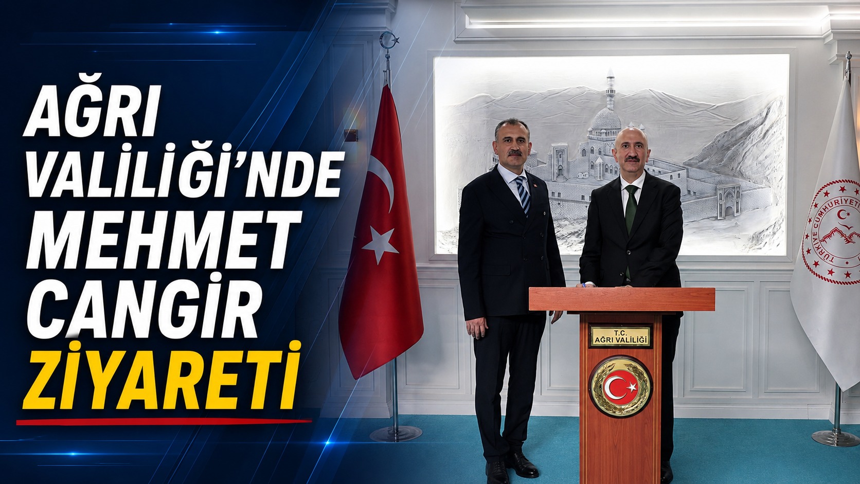 Ağrı Valiliği’nde Yoğun Program: Bakan Yardımcısı Mehmet Cangir Kurumlarda İncelemelerde Bulundu