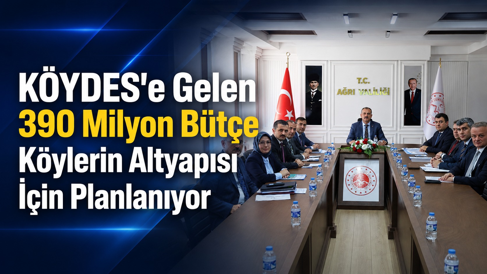 KÖYDES’e Gelen 390 Milyon Bütçe Köylerin Altyapısı İçin Planlanıyor