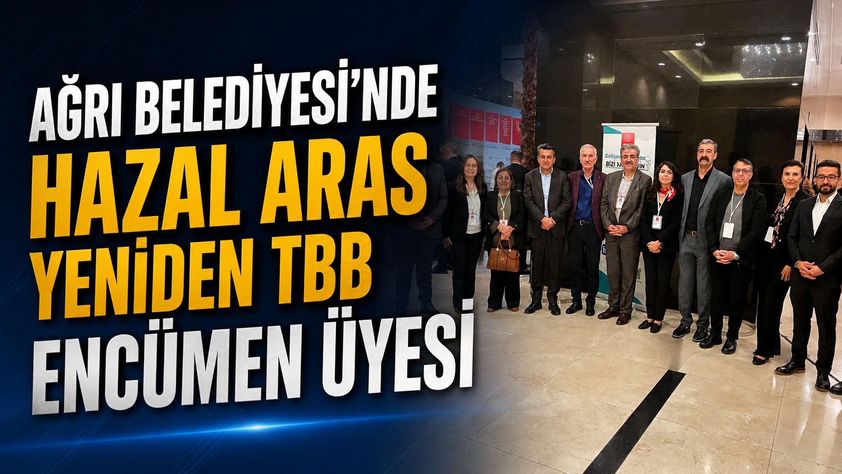 Ağrı Belediyesi’nde Hazal Aras Yeniden TBB Encümen Üyeliğine Seçildi