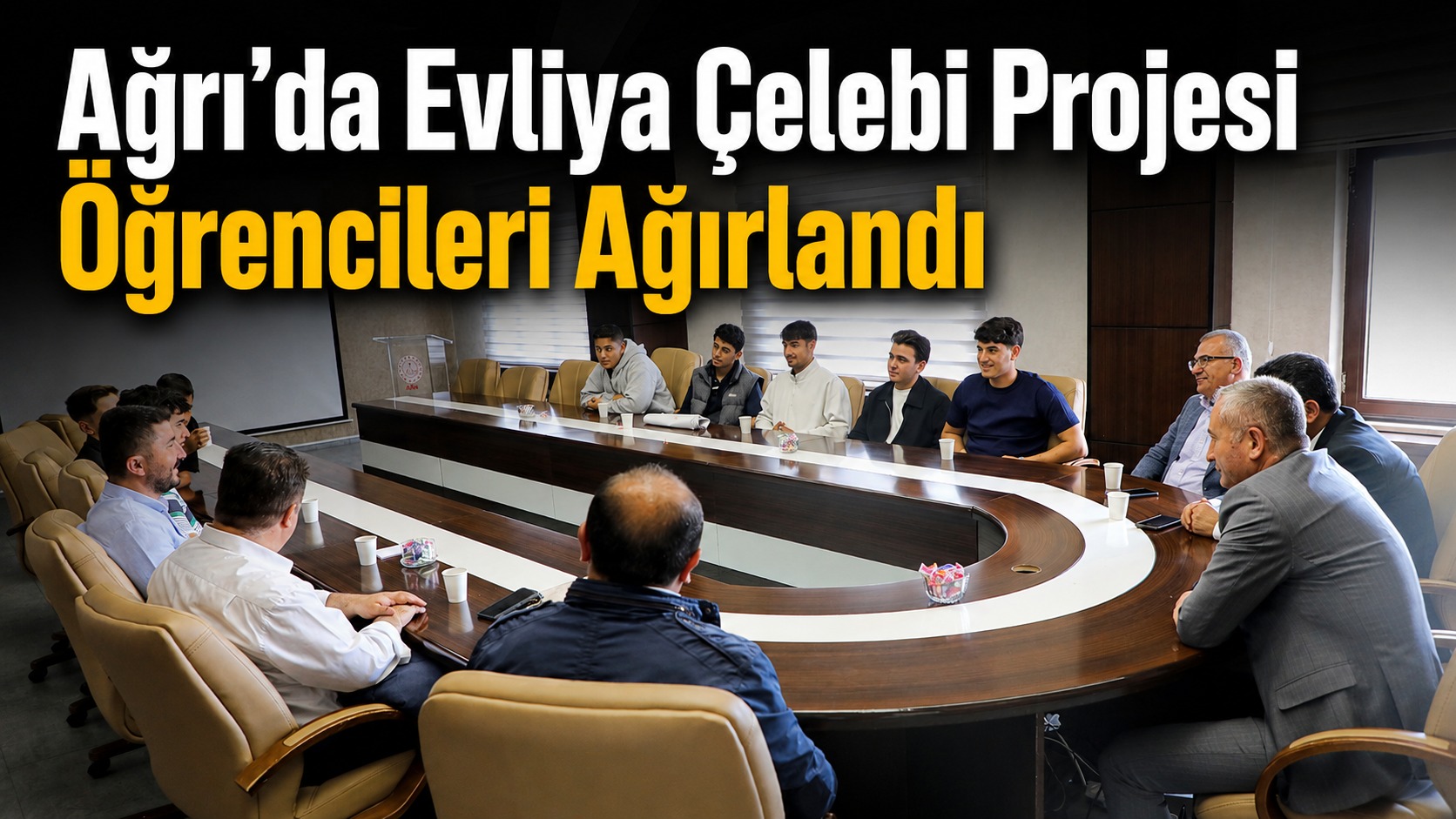 Ağrı İl Milli Eğitim Müdürlüğü Evliya Çelebi Projesi Öğrencilerini Ağırladı