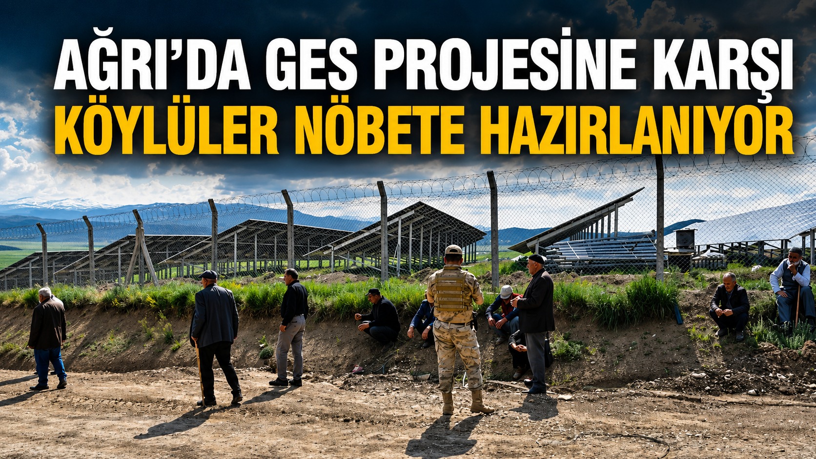Diyadin’de GES Projesine Köylülerden Tepki: Satıcılar Köyünde Nöbet Hazırlığı