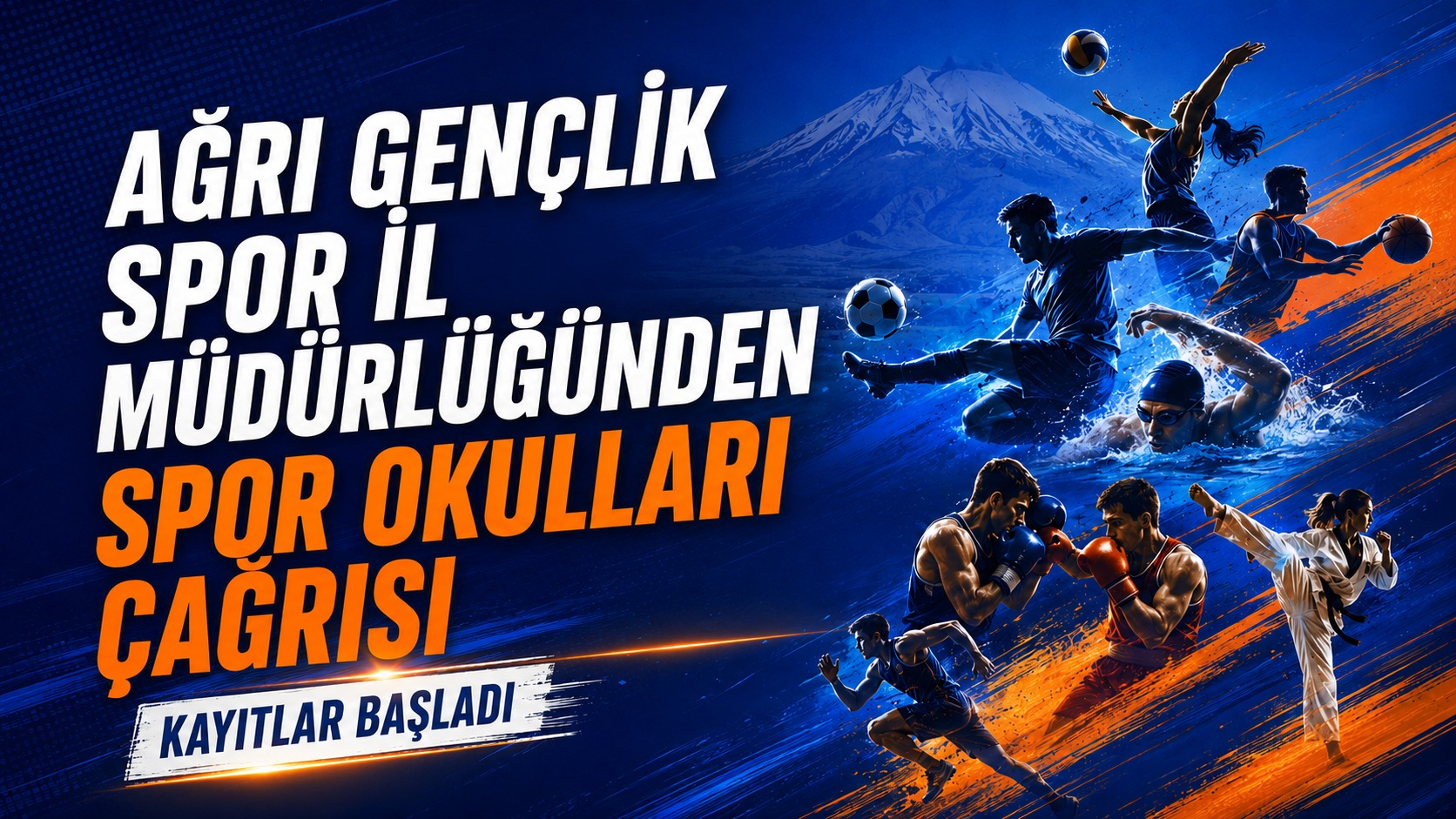 Ağrı Gençlik ve Spor İl Müdürü Ahmet Çelebi’den Gençlere Spor Daveti