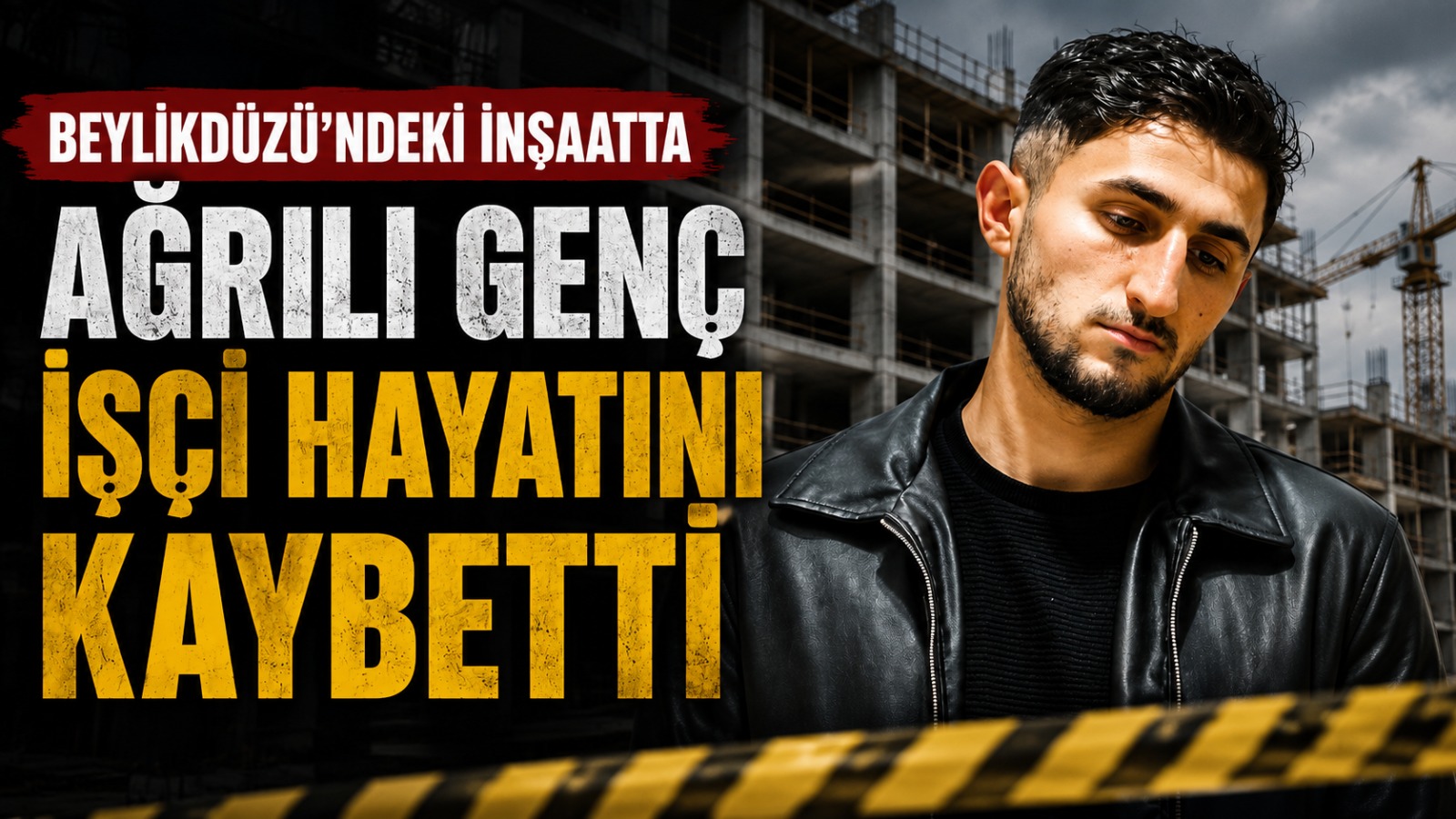 Beylikdüzü’ndeki İnşaatta Ağrılı Genç İşçi Hayatını Kaybetti