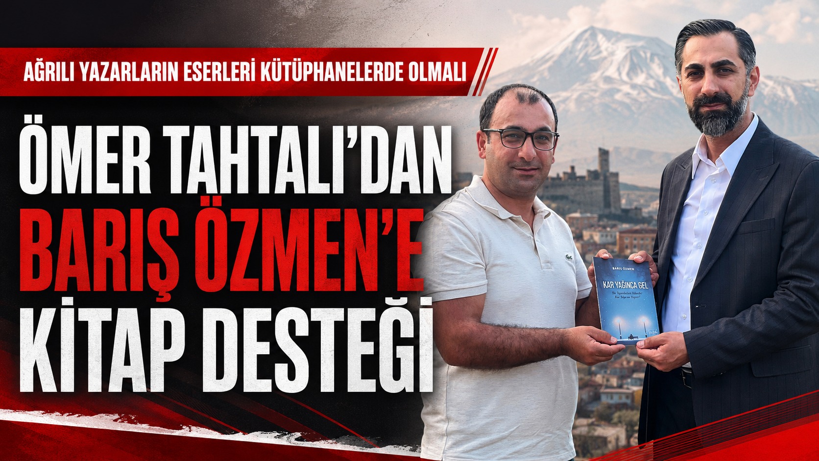 Ömer Tahtalı’dan Barış Özmen’in Şiir Kitabına Destek