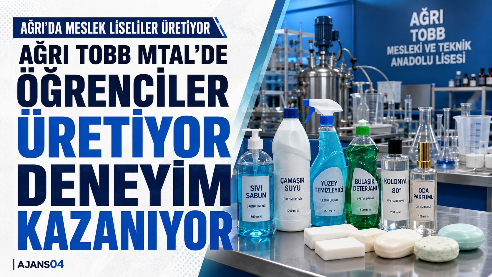 Ağrı TOBB Mesleki ve Teknik Anadolu Lisesi’nde Öğrenciler Üreterek Kazanıyor