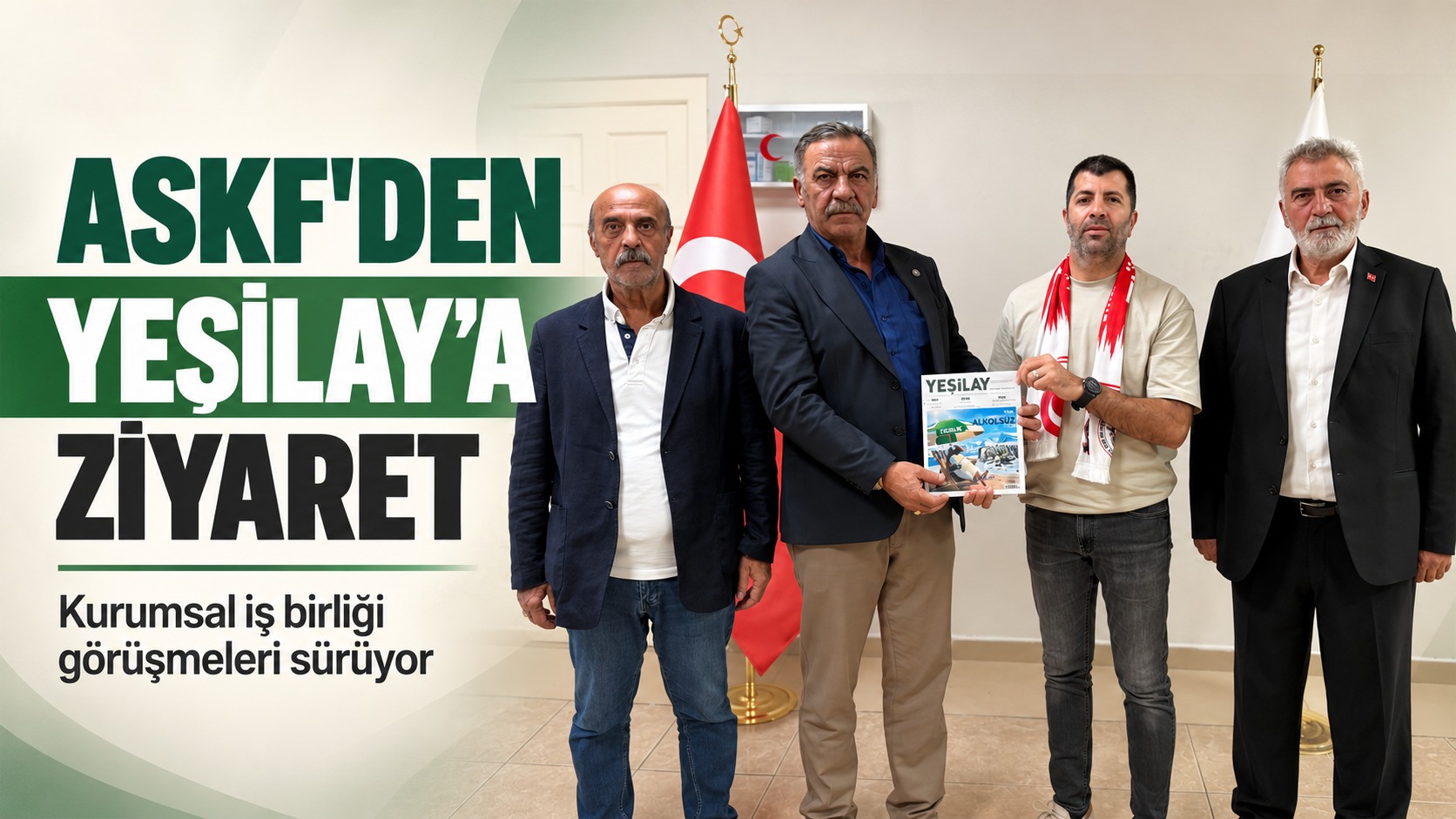 Ağrı ASKF’den Yeşilay Ağrı İl Temsilciliğine Ziyaret: Kurumsal İş Birliği Görüşmeleri Sürüyor