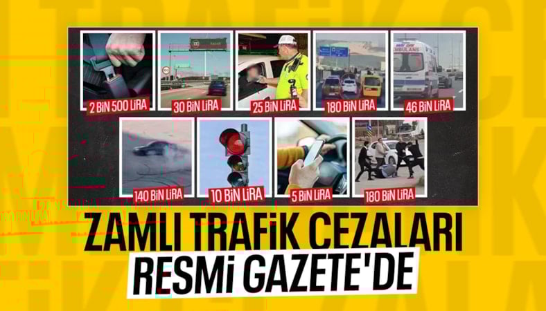 Karayolları Trafik Kanunu'ndaki yeni düzenleme Resmi Gazete'de! Suçlar ve cezalar
