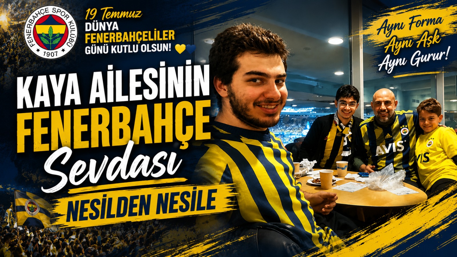Eski Milletvekili Cemal Kaya’nın Fenerbahçe Sevdası Oğullarına da Geçti