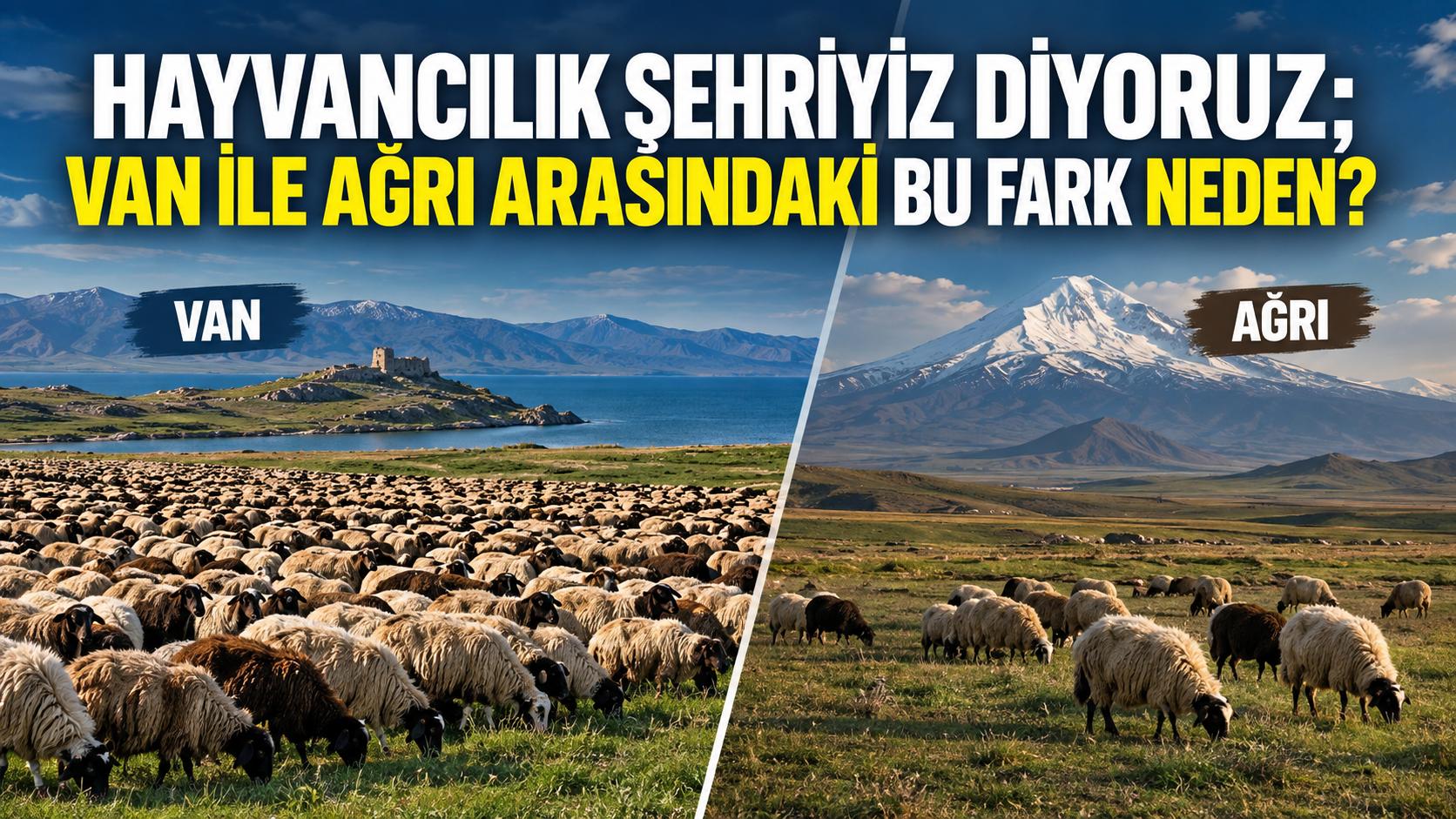 Hayvancılık Şehriyiz Diyoruz; Van ile Ağrı Arasındaki Bu Fark Neden?