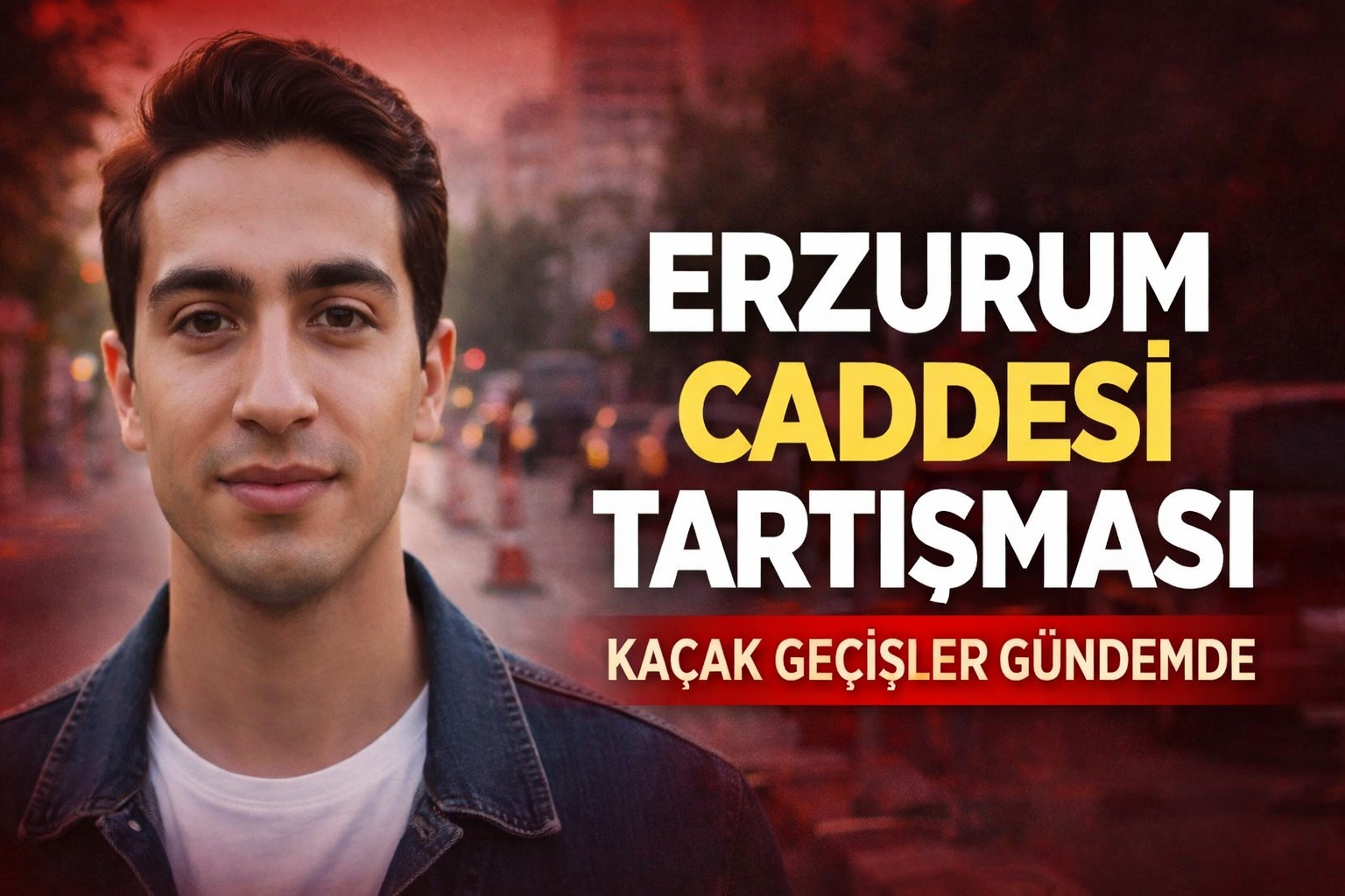 Ağrı’da Erzurum Caddesi’ndeki Kaçak Geçişler Tartışılıyor