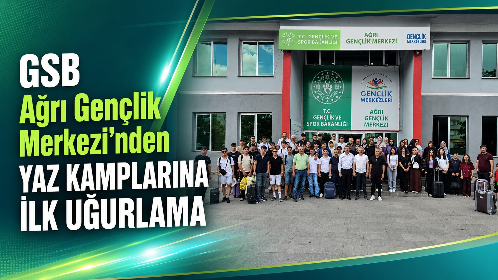 GSB AĞRI GENÇLİK MERKEZİ’NDEN GENÇLERE KAMP YOLCULUĞU