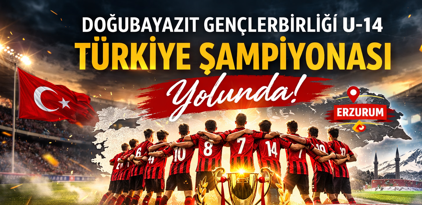 Doğubayazıt Gençlerbirliği U-14 Takımı Türkiye Şampiyonası İçin Erzurum’a Gidiyor