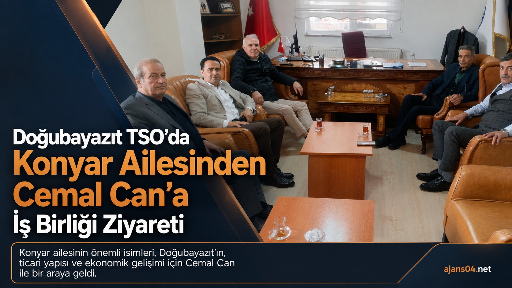 Konyar Ailesinden Cemal Can’a İş Birliği ve Destek Ziyareti