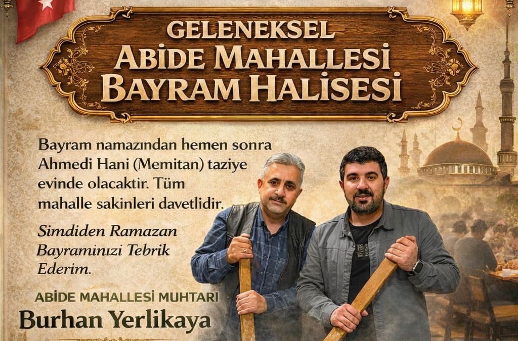 Ağrı’da Abide Mahallesi Bayram Halisesi Geleneğini Sürdürüyor