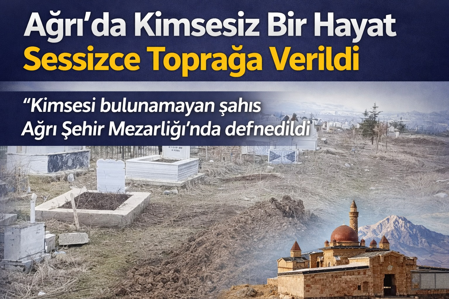 Afgan Uyruklu Şahıs Vefat Etti, Cenazeyi Belediye Defnetti