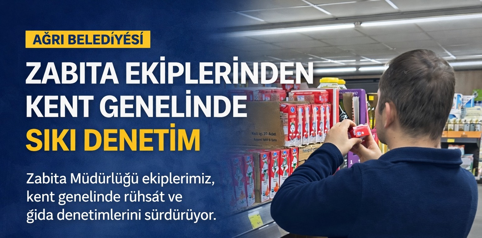 Zabıta Ekiplerinden Kent Genelinde Sıkı Denetim
