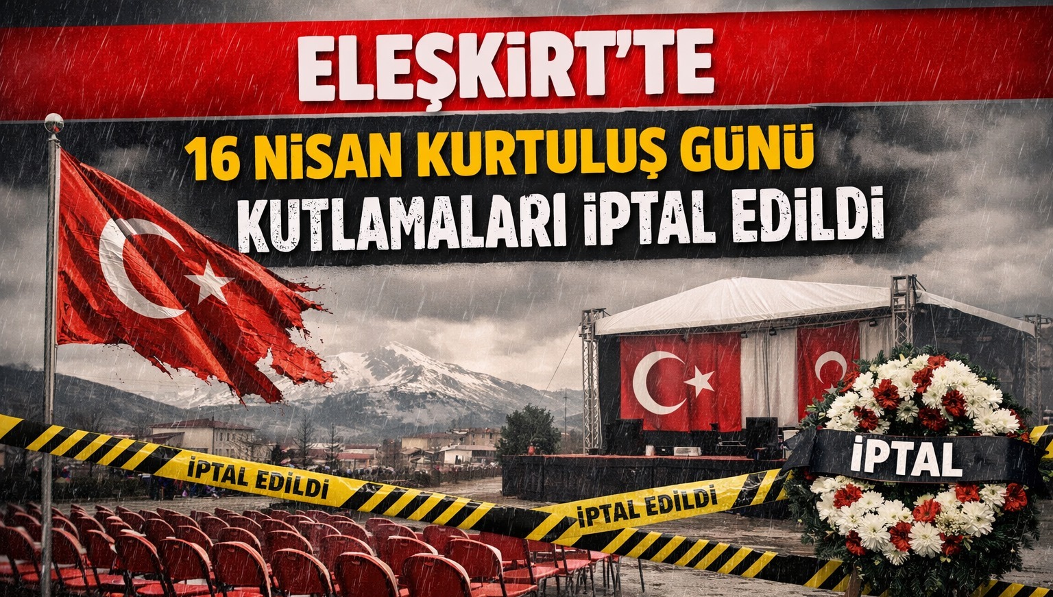 Eleşkirt’te Kurtuluş Yıl Dönümü Kutlamaları İptal Edildi: Acımız Ortak