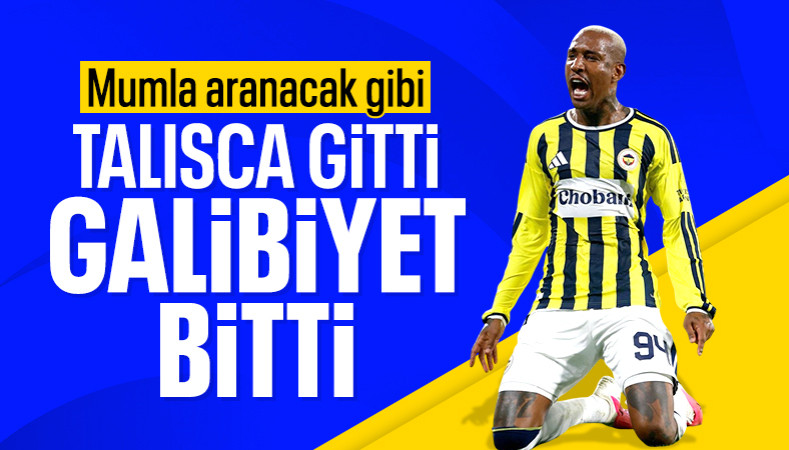 Fenerbahçe, Talisca sonrası galibiyeti unuttu: 3 maçta zafer yok